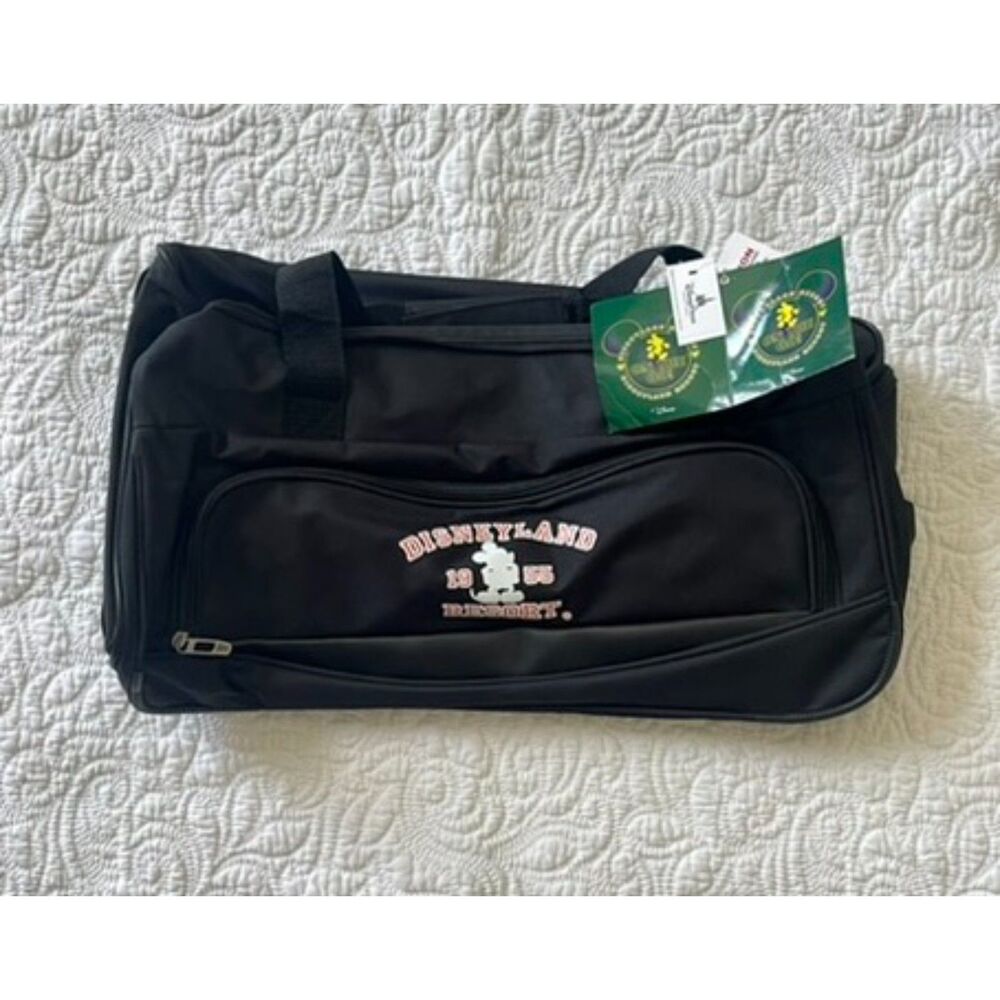 Disneyland Resort 1955 On The Go Rolling Duffle Bag Wheeled Carry-On NWT 20"
